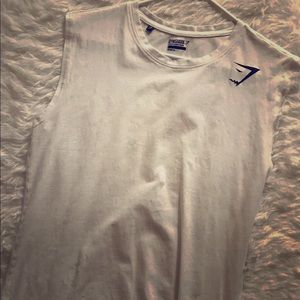 White Gymshark Tank L